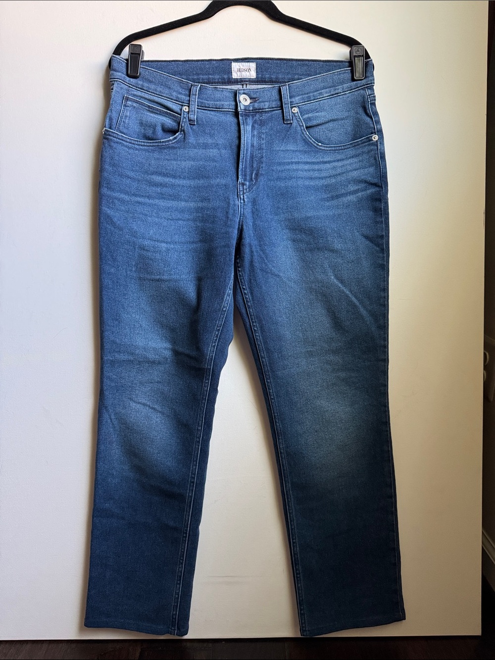 Hudson Jeans Men Slim Straight Indigo Blue Denim | size 33